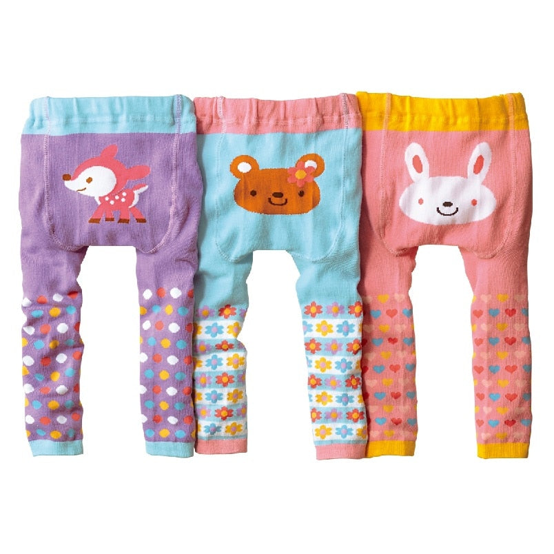 Baby's Animal Printed Cotton Pants