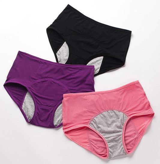 Women's Super Plus Size Breathable Panties