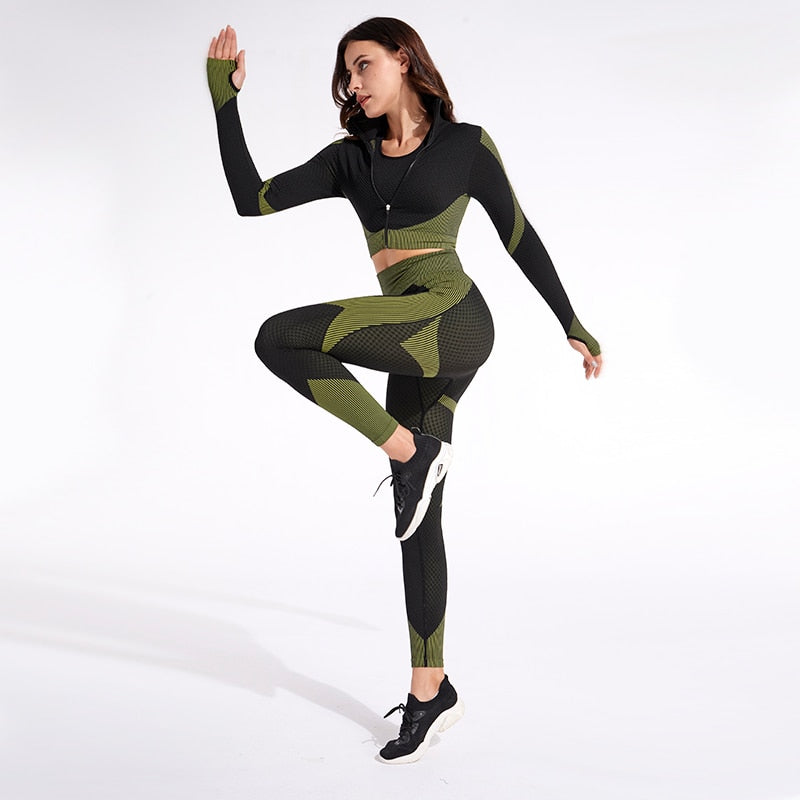 Seamless Yoga Set For Women
