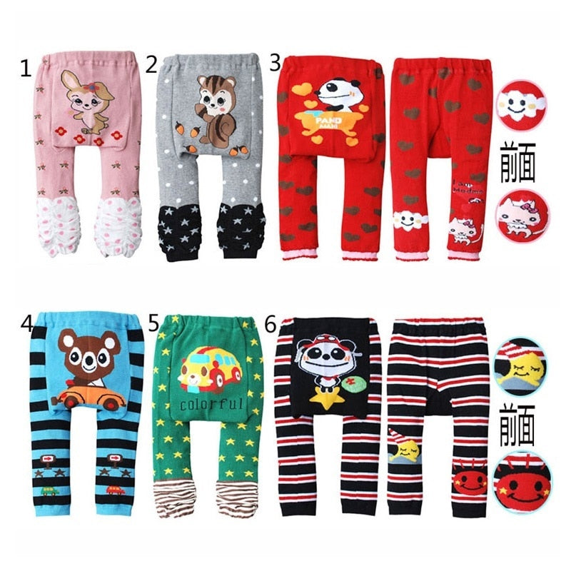 Baby's Animal Printed Cotton Pants