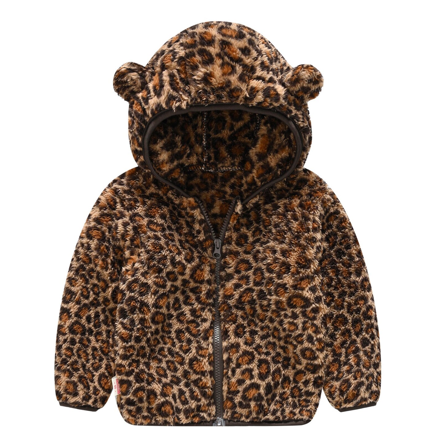 Fleece Baby Coat with Bear Ears