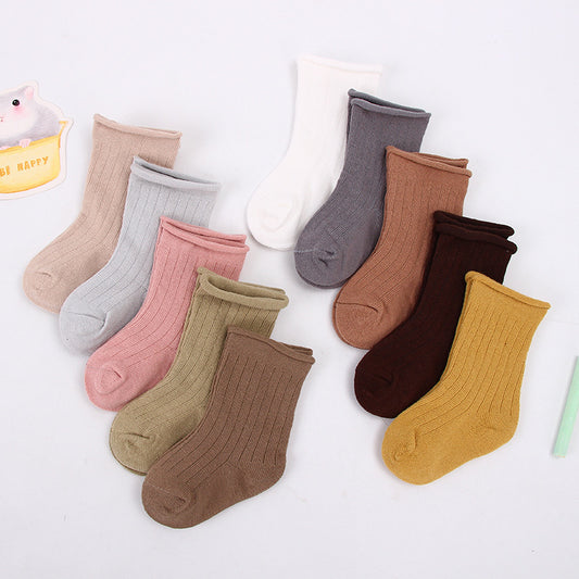 Set of 5 Baby Cotton Socks for Girls