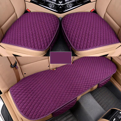 Linen Car Seat Cover for Protection