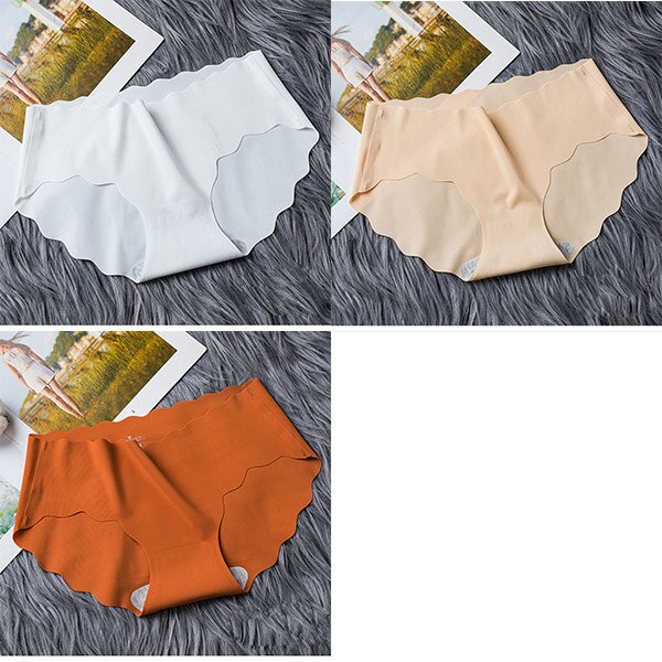Women's Wave Seamless Panties 3 Pcs Set