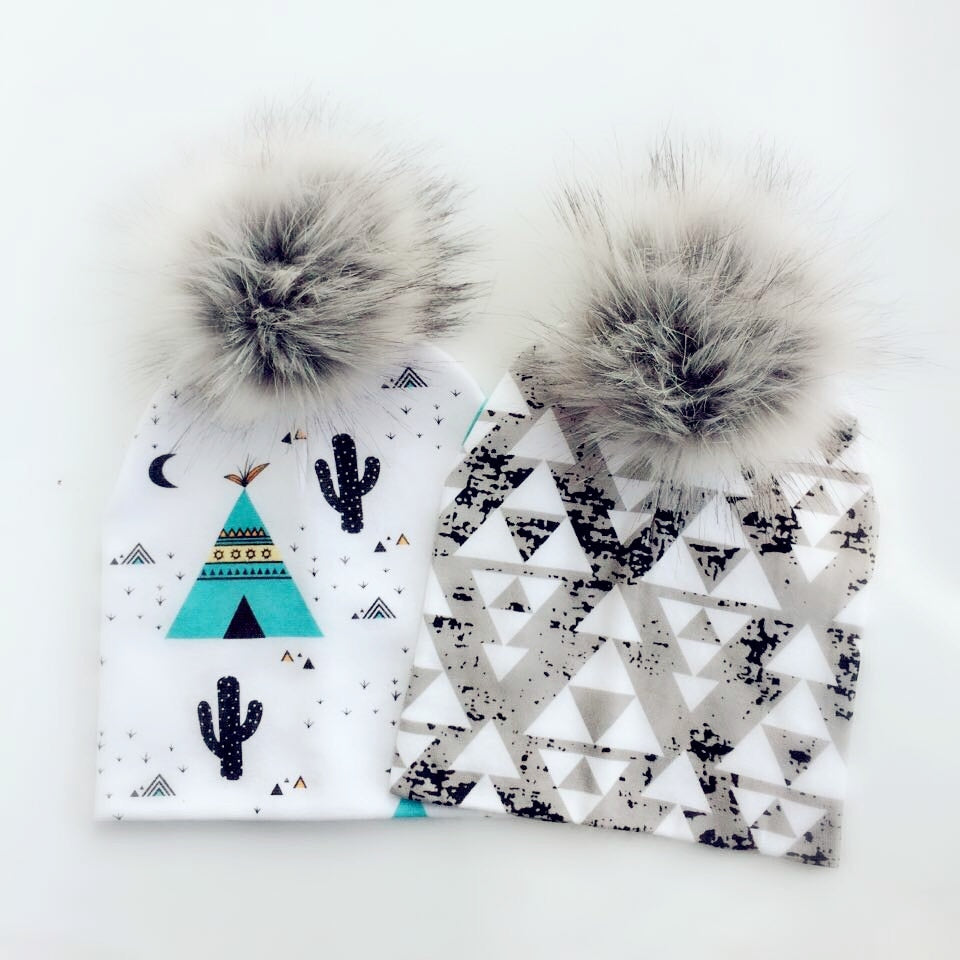 Boy's Animal Patterned Hat
